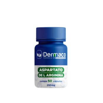Aspartato de L-arginina 250mg 50 Cápsulas