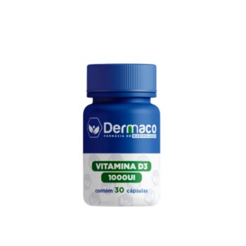 Vitamina D3 (1000 UI) 30 Cápsulas